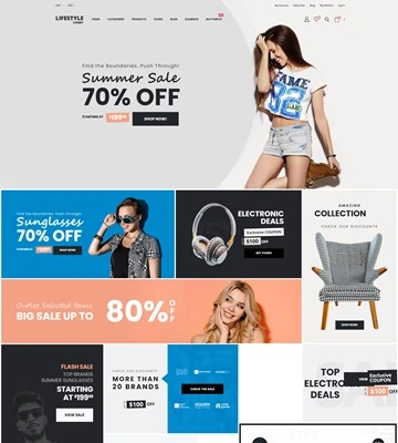 Storecomet online store lifestyle theme